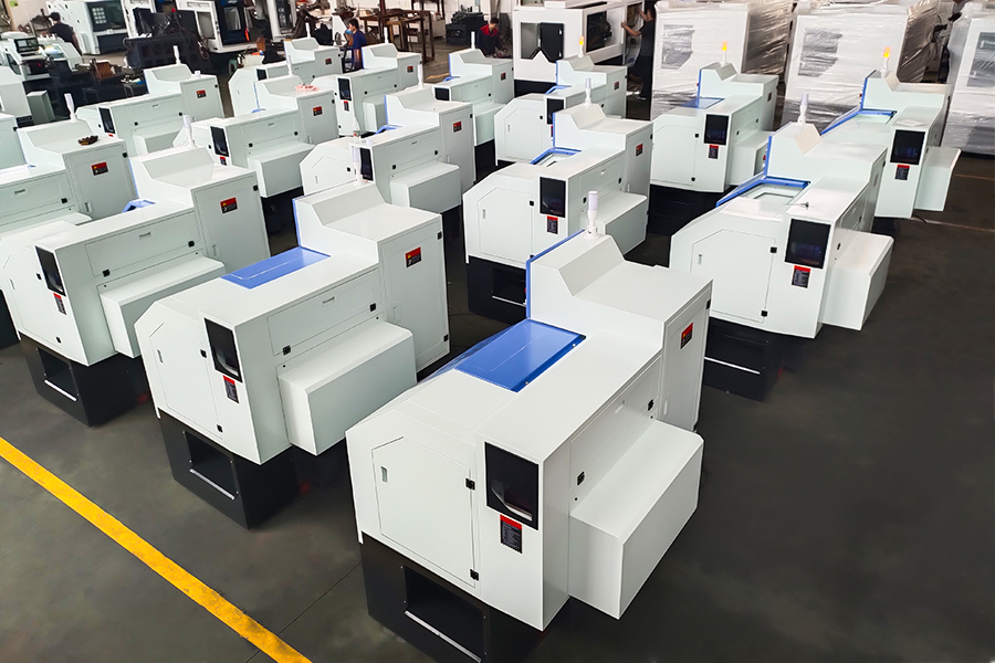 Onderzoek naar precisie: het volledige automatische schuine bed dat CNC draaibank draait